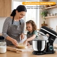 thumbnail image 7 of Electric Stand Mixer 660W Tilt-Head Kitchen Household Mixer 6.5QT 10-Speed food mixer with Dishwasher-Safe 304 Stainless Steel Bowl 3-IN-1 Stand Mixer Onyx Black, 7 of 7