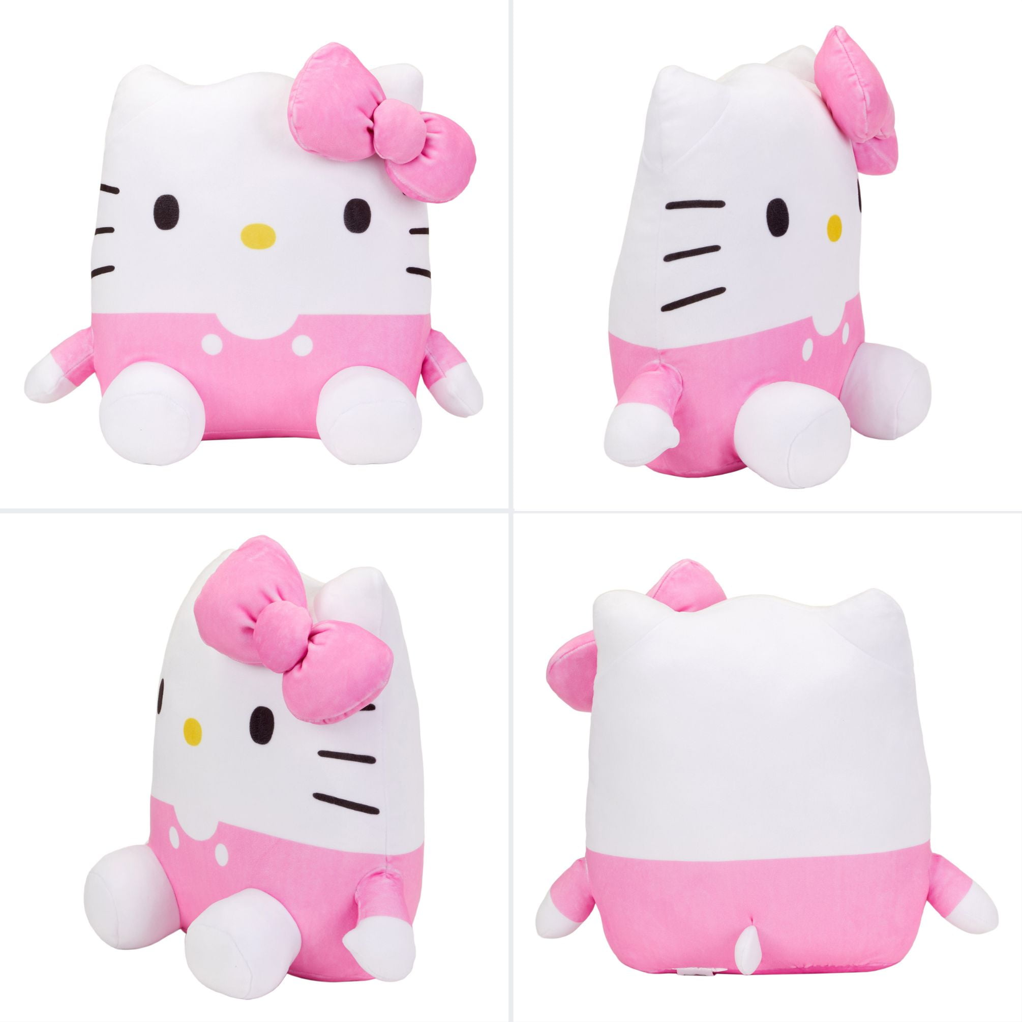 Hello Kitty Ultra Squishy Pillow Kids 15 inch Polyester Fill Decorative Bedding Huggable Size