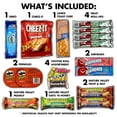 thumbnail image 2 of Fun Flavors Box Favorite Snack Box Cookies Candy Snacks Space Push Pop Toy 50 Count Care Package, 2 of 9