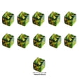 thumbnail image 2 of Contadores de dados de 16 cm para juegos de cartas Magic The Gathering () Verde Negro 10 piezas, 2 of 5
