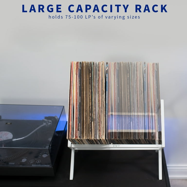 VIVOHOME Vinyl Record Storage Rack