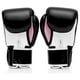 thumbnail image 2 of Guantes de boxeo Fairtex BGV1 para entrenamiento de muay thai, 14 onzas, negro/blanco/rosa, 2 of 5