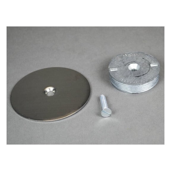 Wiremold 1043S 3,1/2" 525 Series Stainless Steel Abandonment Plate