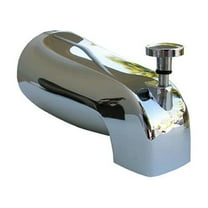 Lasco 4-Way Chrome Plated Bathtub Spout with Diverter 08-1057