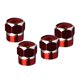thumbnail image 1 of X4 ALUMINIO ROJO ANODIZADO OE REEMPZO HEXAGON NEUMÁTICO VÁSTAGO DE Baoblaze Tapas de válvula hexagonales, 1 of 8