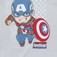 thumbnail image 2 of Marvel Captain America Short Sleeve T-Shirt and Mesh Short Set (Boys), 2 Piece Set, Sizes 2T-8, 2 of 6