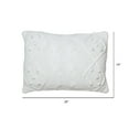 thumbnail image 2 of Vickerman Decorative 14" x 20" French Knot Cushion Pillow, 2 of 2