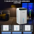 thumbnail image 6 of Dehumidifier for Home  to 800 Sq.ft with 86oz , Essential Oil Diffuser, LED Light, Timer, Auto Shut-off for Bedroom Basement Bathroom Closet RV, 6 of 8