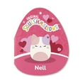 thumbnail image 5 of Squishmallows 5 po PELUCHE de la SAINT-VALENTIN - Nell - CHAT CALICO ROSE ET MAUVE avec VENTRE ROSE, YEUX FERMÉS et COEUR ROUGE., 5 of 5