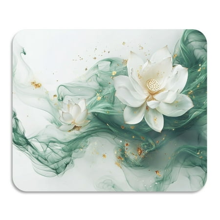 

ALAZA Dish Drying Mat for Kitchen Lotus Flower on Marble Counter Absorbent Draining Pad 19.7 x15.7