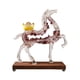 thumbnail image 1 of Estatua de caballo, adorno de escritorio, resina creativa, decoración Feng Shui, figura decorativa Púrpura, 1 of 9