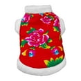thumbnail image 3 of Ropa de invierno para gatos, abrigo para gatos, mono cómodo para clima frío, abrigo de flores grandes, ropa para gatos, disfraz para mascotas, ropa SG, 3 of 8