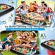 thumbnail image 3 of Barra Inflable para Servir Hielo Barra Inflable para Buffet Refrescos Barra Inflable para Fiestas al Aire Libre, 3 of 6