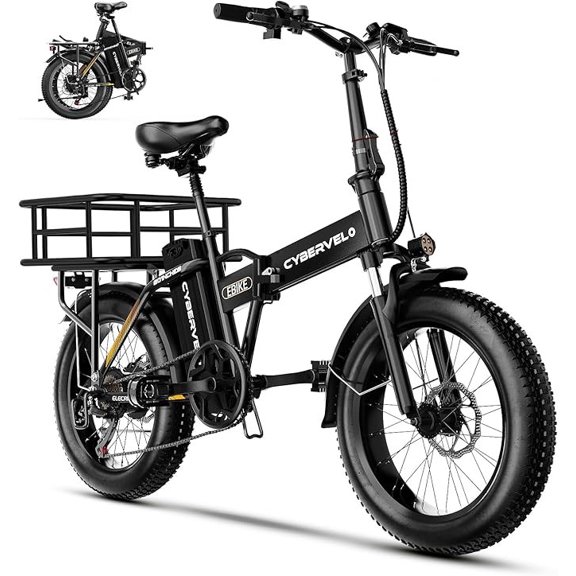 DriftGod Folding Electric Bike, 48V 20.8AH Removable Battery, LongRange 80Miles, 20"Anti-Slip Fat Tire All Terrain Adult Commute Ebike