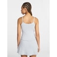thumbnail image 3 of No Boundaries Cotton Stretch Drop Needle Strappy Tank Top, Women's XS-XXXL, 3 of 5
