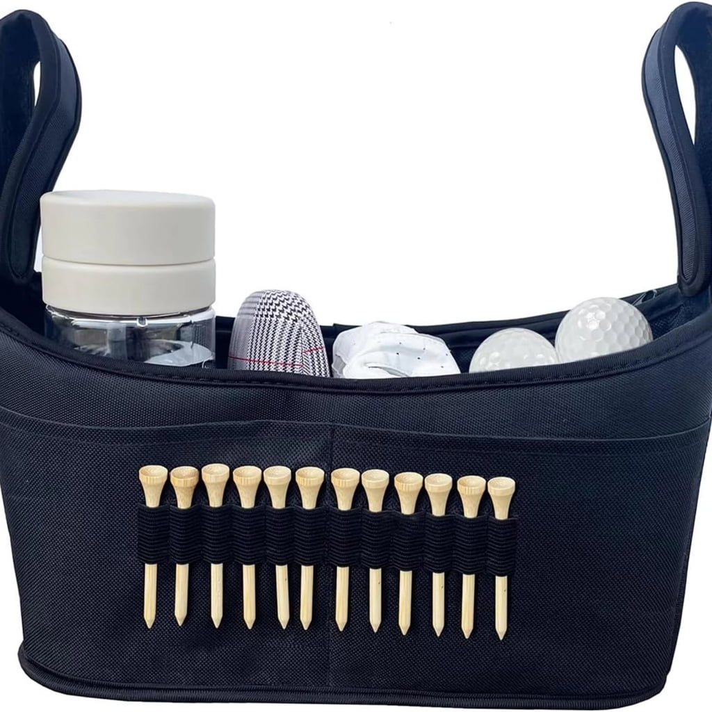 Spacious Golf Push Cart Bag Waterproof Storage System with Multiple Compartments
