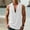 🔥 White, variant on Sentmoon Shirt for Men and Sleeveless V Neck Summer Gym Tank Tops for Men Solid Color Compression Loose Oversized Mens Gym Clothes Hawaiian for Casual Streetwear Gray S