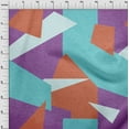 thumbnail image 4 of oneOone Viscose Chiffon Violet Fabric Geometric Abstract Random Shapes Craft Projects Decor Fabric Printed By The Yard 42 Inch Wide, 4 of 4