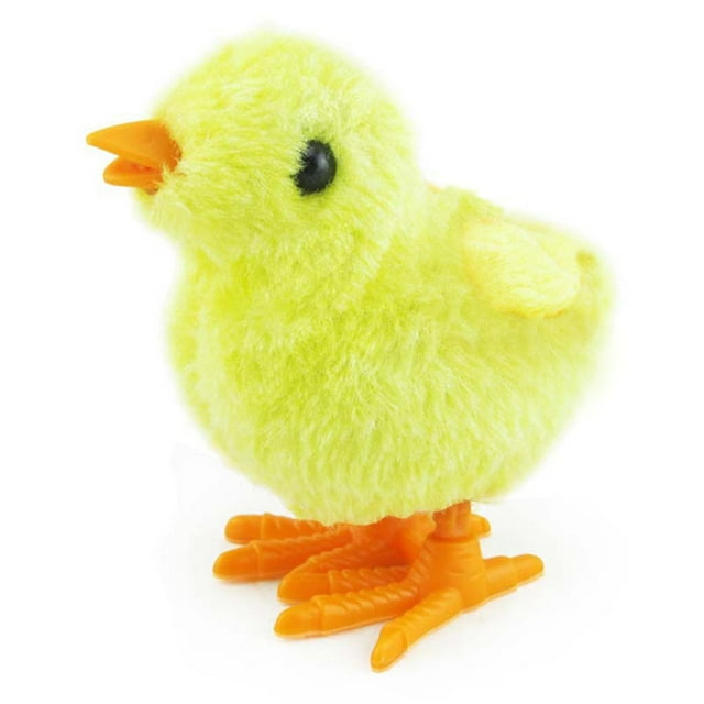 Dvkptbk Kids Clockwork Wind Up Hopping Toy Chick Christmas Stocking Filler Animal Toys