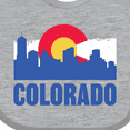 thumbnail image 4 of Inktastic Colorado Flag and Skyline Boys or Girls Baby Bib, 4 of 4