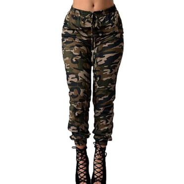 Plus Size Womens Camouflage Army Skinny Fit Stretchy Jeans Jeggings ...