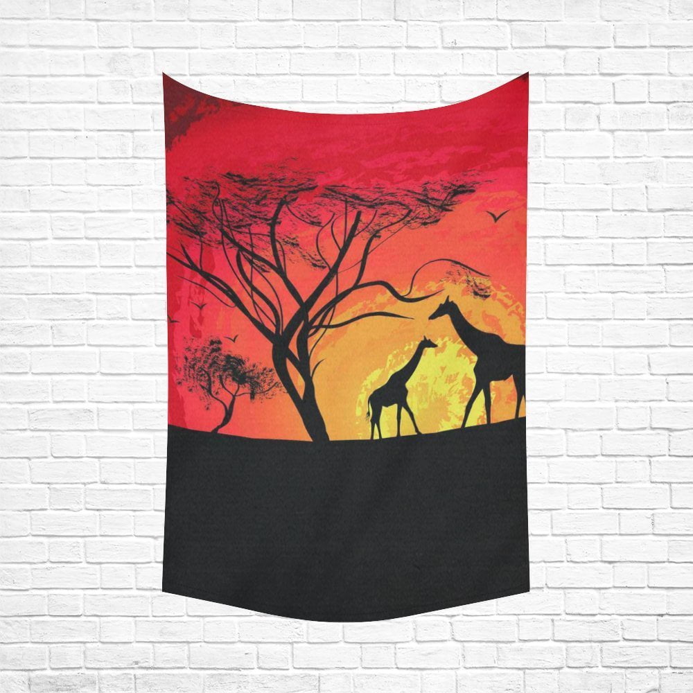 PHFZK Wildlife African Safari Wall Art Home Decor, Animals Art and