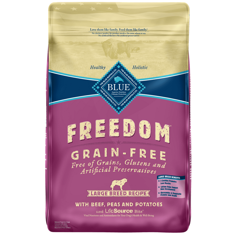 Blue Buffalo Freedom Grain Free Natural Adult Large Breed Dry Dog Food