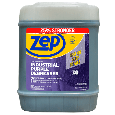Zep Industrial Purple Degreaser and Cleaner Concentrate 5 Gallon (1 ...