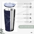 thumbnail image 5 of White Lightning Thunder Stainless Steel Tumbler with Lid and Straw 20oz Vacuum Insulated Travel Mug for Hot & Cold Drinks Coffee Wine Water Cup, 5 of 7