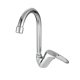 thumbnail image 1 of Grifo de cocina de agua fría y caliente, grifo monomando giratorio de aleación para fregadero, para el hogar, restaurante y baño, 1 of 14