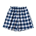 thumbnail image 3 of BRGZLK Women's Home Shorts Lounge Pajama Cotton Sleep Shorts Woven Light Shorts Pocket Five Quarter Pants, 3 of 3