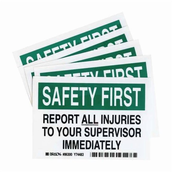 Brady Label,3 1/2 inx5 in,Polyester,PK5 86300