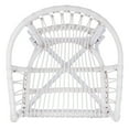 thumbnail image 4 of SAFAVIEH Adriana Solid Rattan Bucket Chair, White, Set of 2, 4 of 7