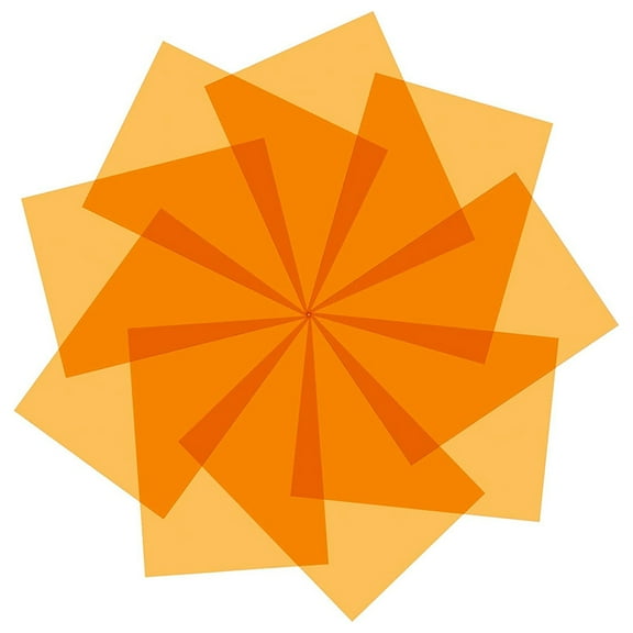 9Pcs Gel Light Filter Color Correction Colored Overlays Film Lighting for Film,Video,Photo,Stage (Orange)