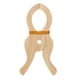 thumbnail image 2 of 6 Pcs Wooden Play Clip Handmade Giant Clip Toys Wooden Clips for Curtains, Wardrobes, Balcony, Wood, 2 of 5