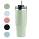 thumbnail image 4 of Botella de vacío de gran capacidad aislada de café leche taza de té ejercicio jogging de acero inoxidable Taza con tapa transparente Home Green 600ml sidaley HA011613-09B, 4 of 7