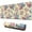 Pioneer Flower Floral-1, variant on Long Mouse Pads for Desk,Pioneer Flower Floral Print Pattern Desk Mats on Top Of Desks, Desk Mouse Pad Extra Large with 3mm Non-Slip Base and Stitched Edge for Gaming,Office,Work,Home 31.5"x11.8"