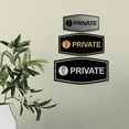 thumbnail image 2 of Fancy Private (Key) Sign (Blue) - Small, 2 of 4
