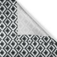 thumbnail image 6 of Ambesonne Geometric Valance & Curtain, Rhombus and Zigzags, 55"x36", Grey Charcoal Grey, 6 of 6