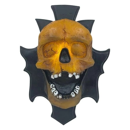 

Clearance Halloween Decoration LED Lamp Night Light Wall Decor LED Light Wall Night Halloween Gothic 3D Horror Resin Lamp For Halloween Party Home Living Room Interior Bar Statue Decor Outdoor Indoor