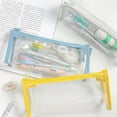 thumbnail image 3 of HEMOTON  2 Pcs Cosmetic Bag Storage Stationery Pouches Clear Toiletry Travel Make up Makeup, 3 of 8