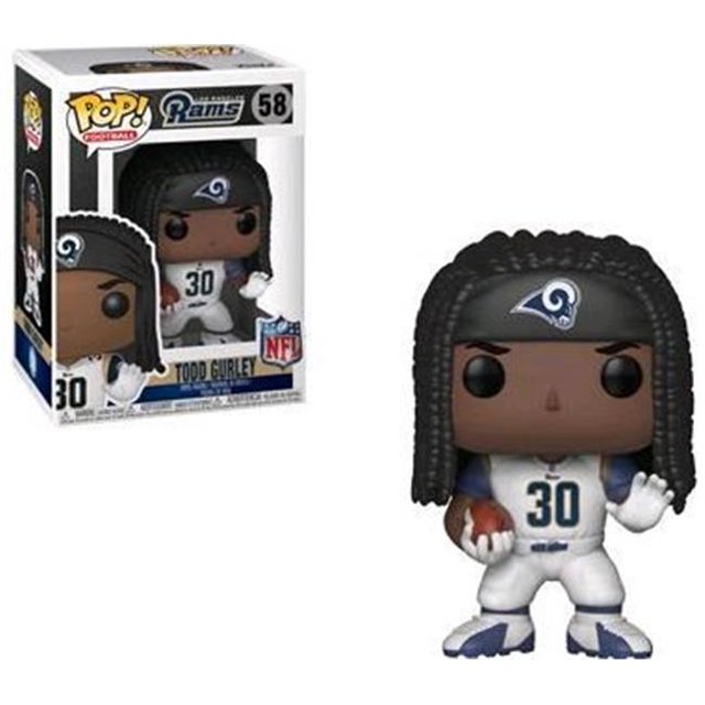 Funko FUNKOFBLARTG4 Pop Wave 4 in. NFL Todd Gurley Figure - Los Angeles Rams