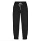 thumbnail image 2 of Pantalones largos de moda para hombre, casuales, de color puro, para exteriores, con cremallera y bolsillo, pantalones deportivos para hombre, 2 of 4