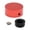 red cover, variant on MERIGLARE Guitar Pedal Footswitch Topper Practical Compact Sturdy Guitar Effects Parts yellow cover