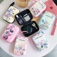 thumbnail image 2 of Disney-monedero portátil de Mickey Mouse y Stitch para móvil, bolsa de mano con dibujos animados de Minnie, Pato Donald, bolsa con Cable Usb para regalo4 Fivean unisex, 2 of 2