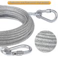 thumbnail image 5 of ZENGO Câble d'Attache pour Chien, 15m(49 Pieds) Câble d'Attache Robuste pour Chiens, 5 of 5