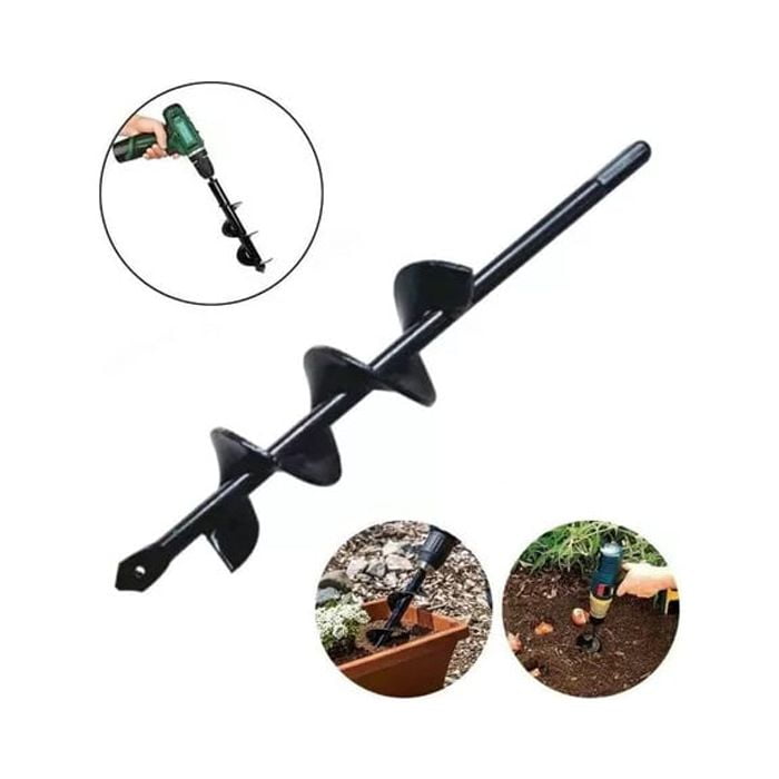 Broca Ahoyador Plantar Jardín Para Taladro 22 X 4 Cm
