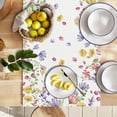 thumbnail image 4 of Spring Watercolor Flowers Table Runner Wild Floral Flowers Farmhouse Rustic Runner for Table Kitchen Dinning Table Decor for Wedding Anniversary Party Holiday Home Decor 13x72 Inch, 4 of 5