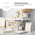 thumbnail image 4 of KAKOWELY 2Pcs Storage Rack Household Study Cabinet Organizer Rack Iron Shelf Holder,12.4"X7.68"X6.3", 4 of 4