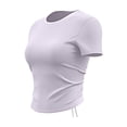 thumbnail image 5 of Long Sleeve Breathable Shirt Fast Dry Workout Hiking Tops For Women Slim Fit Sports Top, 5 of 6